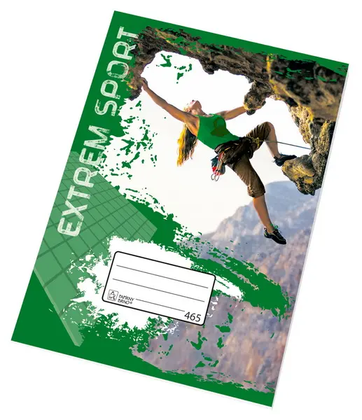 Sešit 465 bezdřevý, formát A4, 60 listů, čtverečky 5 x 5 mm