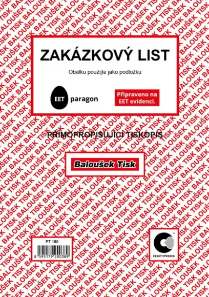 Listy zakázkové A5 SP