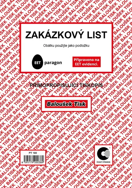 Listy zakázkové A5 SP