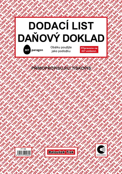 Dodací listy A4 SP