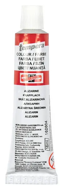 Barvy temperové sráž alizarínová