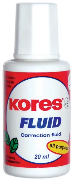 Lak opravný Kores Fluid 20 ml se štětečkem