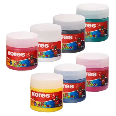 Barvy prstové 7 barev 30 ml