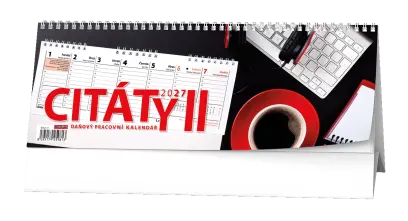 Kalendář stolní pracovní CITÁTY II