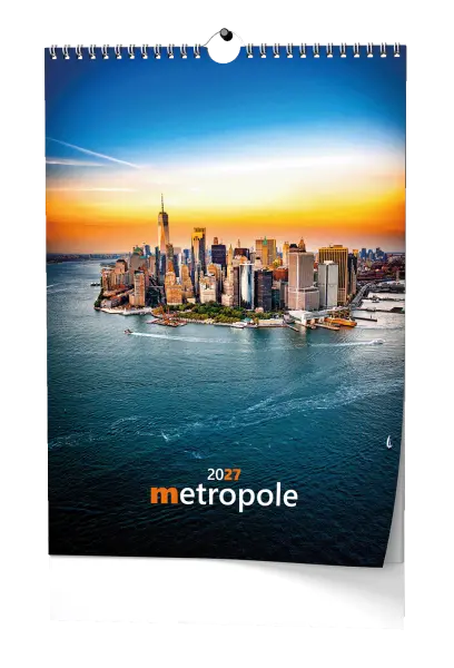Kalendář nástěnný Metropole - A3