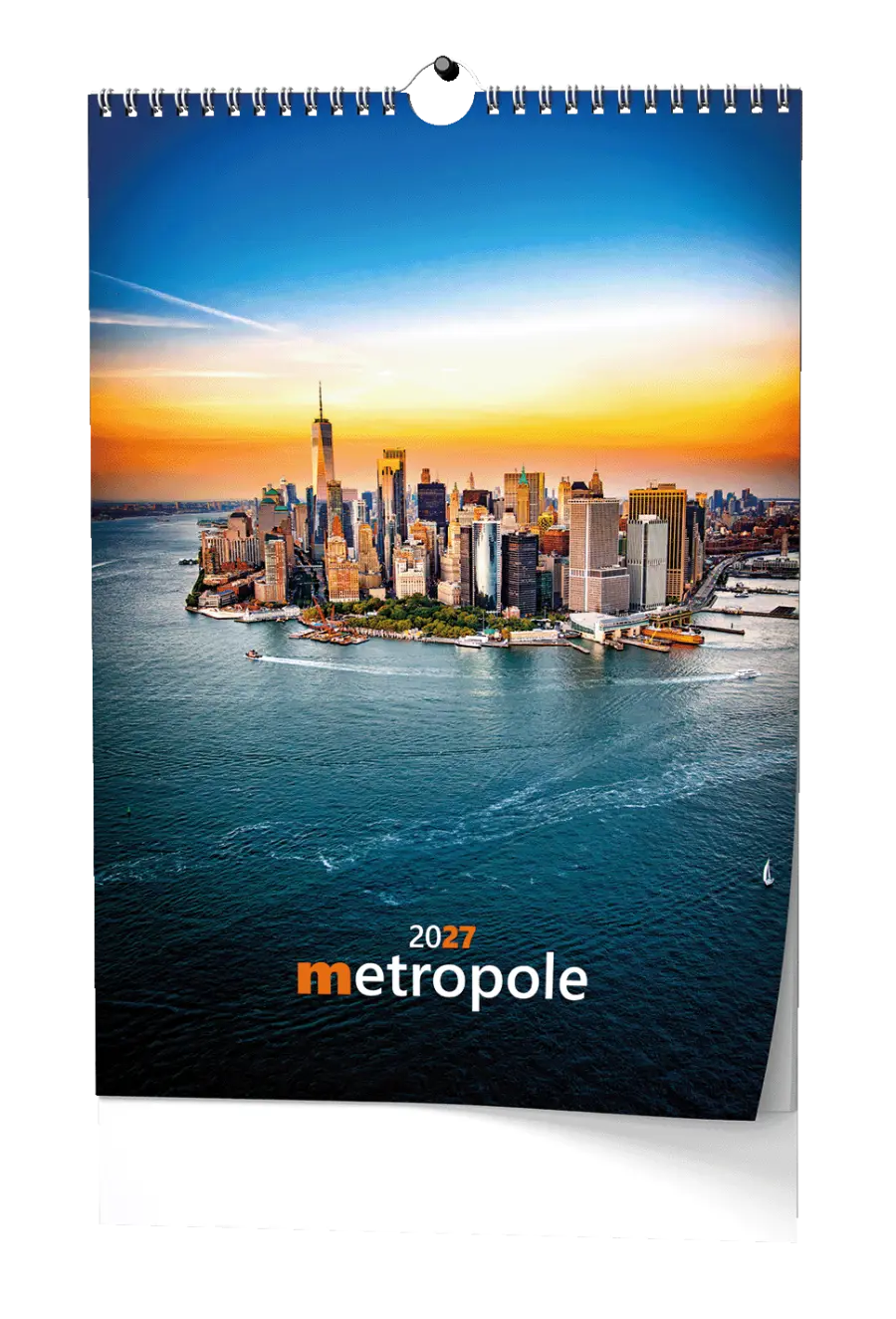 Kalendář nástěnný Metropole - A3