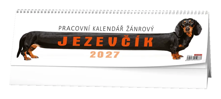 Kalendář stolní pracovní ŽÁNROVÝ - Jezevčík