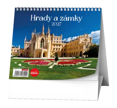 Kalendář stolní IDEÁL - Hrady a zámky