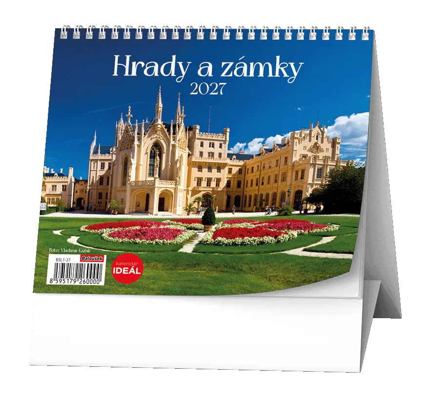 Kalendář stolní IDEÁL - Hrady a zámky
