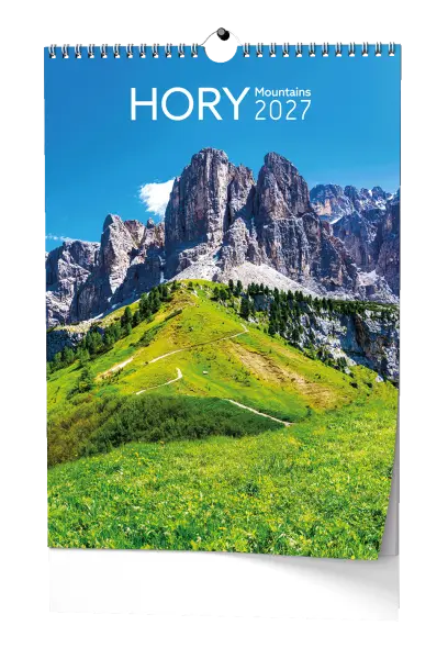 Kalendář nástěnný Hory - A3