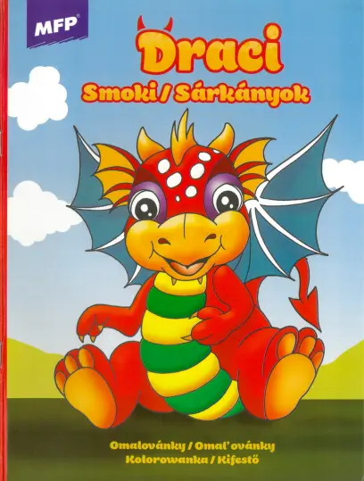 Omalovánka A4 Draci MFP