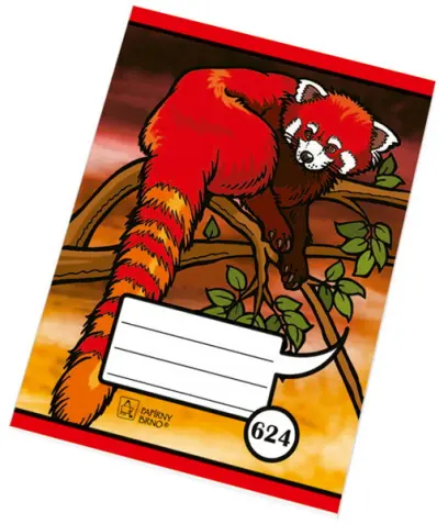 Sešit 624 bezdřevý, formát A6, 20 listů, linkovaný - 8 mm