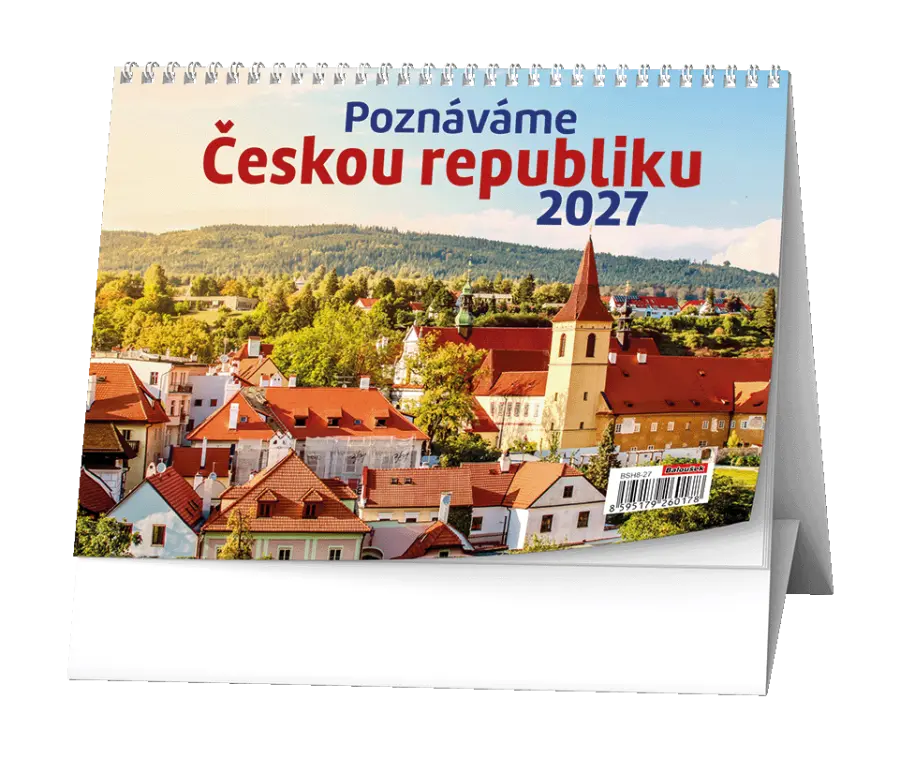 Kalendář stolní Poznáváme Českou republiku