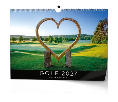 Kalendář nástěnný Golf