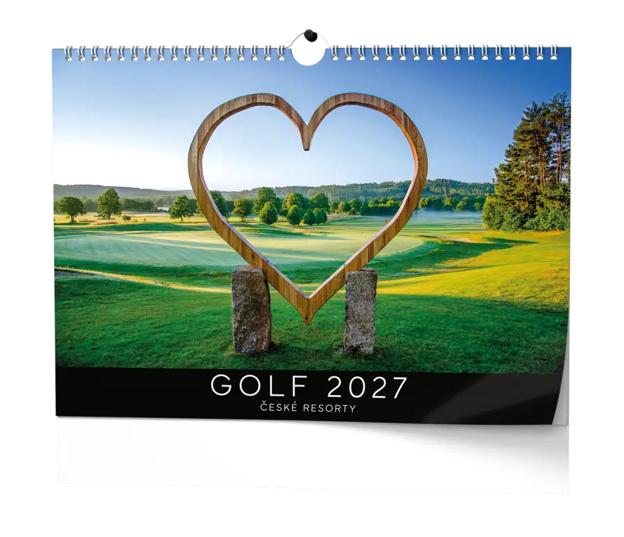 Kalendář nástěnný Golf