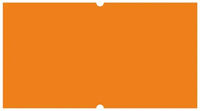 Etikety cenové 22x12 mm oranžové COLA 1250 etiket