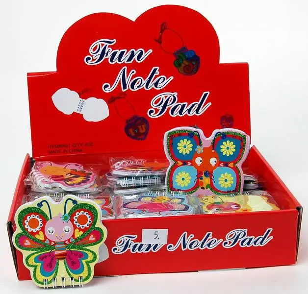 Blok spirálový Wire 03 motýlci mix