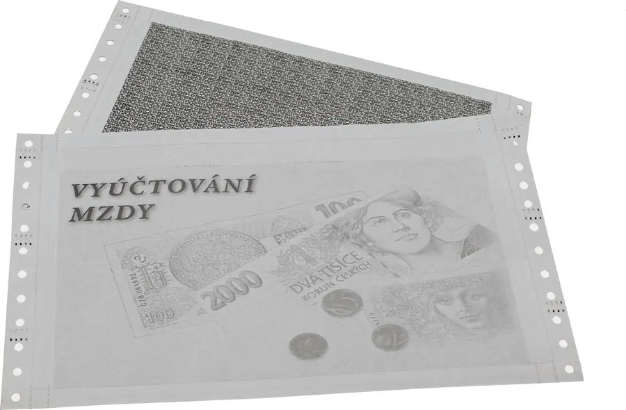 Papír tabelační výplatní 6
