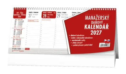 Kalendář stolní manažerský (daně)