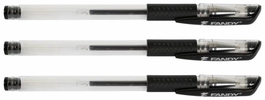 Pero gelové Fandy černé
