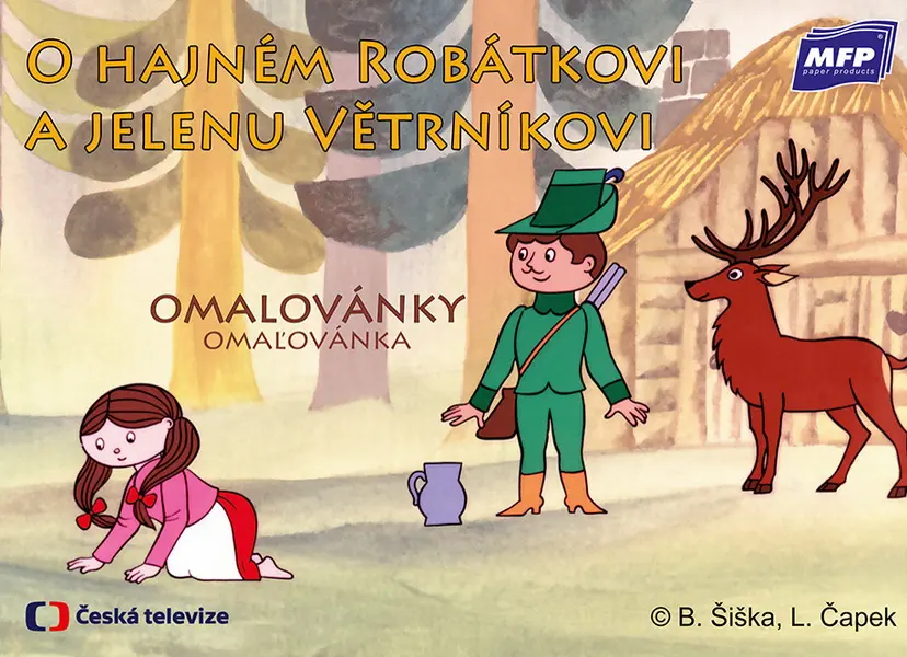 Omalovánka A5 O hajném Robátkovi MFP