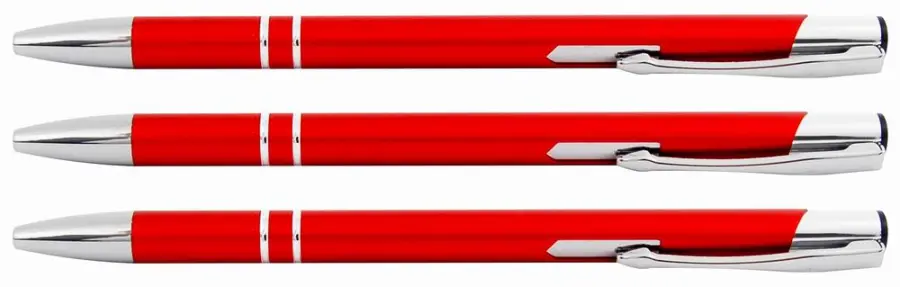 Pero kuličkové Ving slim červené