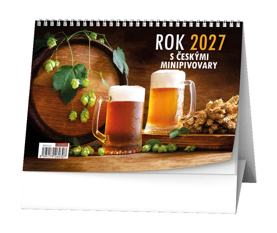 Kalendář stolní Rok 2027 s českými minipivovary