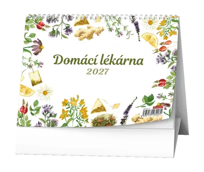 Kalendář stolní Domácí lékárna (Renata Raduševa Herber)