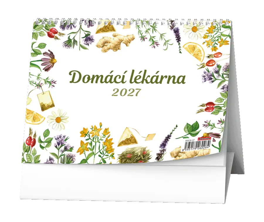 Kalendář stolní Domácí lékárna (Renata Raduševa Herber)