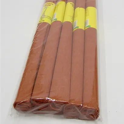 Papír krepový 2 m hnědý 10 ks