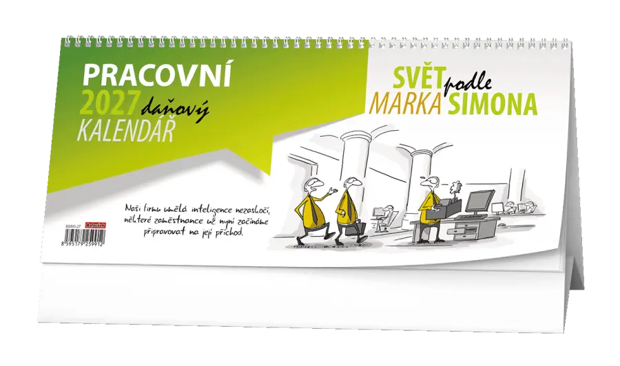 Kalendář stolní pracovní daňový - Svět podle Marka Simona