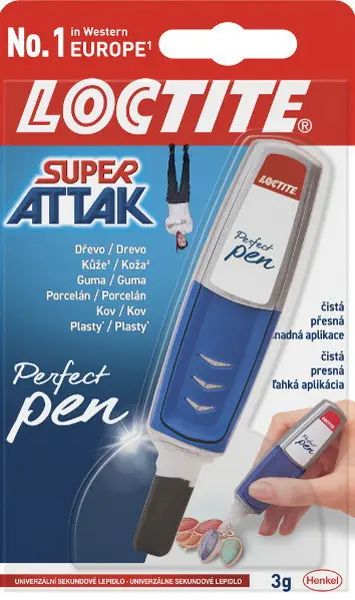 Lepidlo vteřinové 3 g gel Loctite Perfect pen