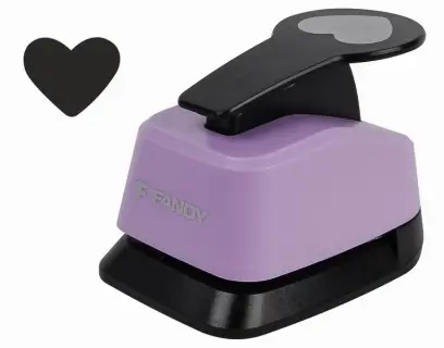 Děrovačka dekorační 37mm srdce 023