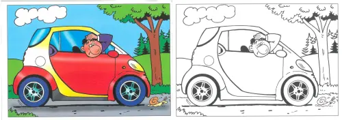 Omalovánka A5 Autíčka MFP