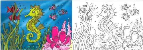Omalovánky A5 Mořský svět MFP