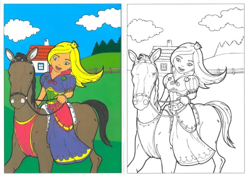 Omalovánka A5 Princezny 2 MFP