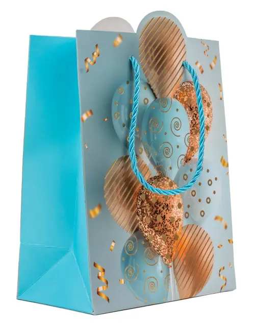 Taška papírová M LUX mix č.67 180x230x100 mm