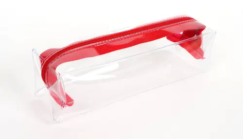 Penál etue Clear 3 červený