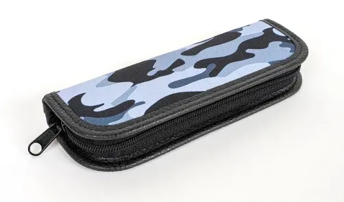 Penál HS4 Army moro 2 šedý