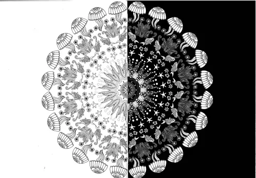 Omalovánka antistresová Život v oceánu 210x290mm MFP
