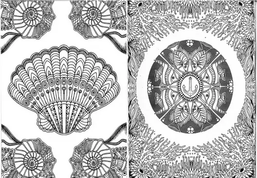Omalovánka antistresová Život v oceánu 210x290mm MFP