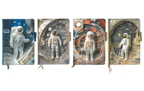 Zápisník A5 Space mix