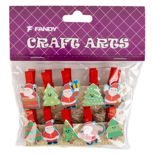 Kolíčky dekorační Winter 04 Vánoce