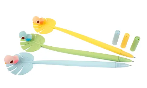 Pero gelové Silky 09 Birds in Leaves mix