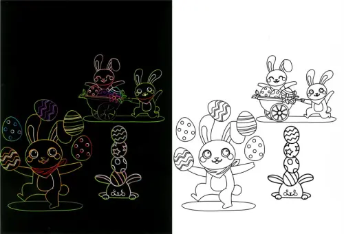 Obrázek škrabací Mark 9 ks 13 velikonoce