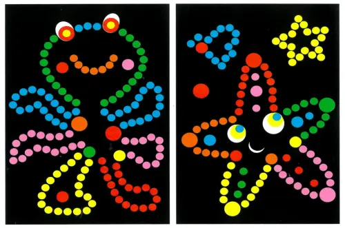 Mozaika papírová Dot 6 ks 01