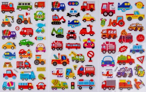 Samolepky plastické Adore 6 ks 04