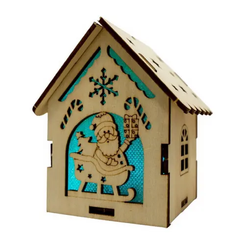 Ozdoba dřevěná Natural Christmas 01