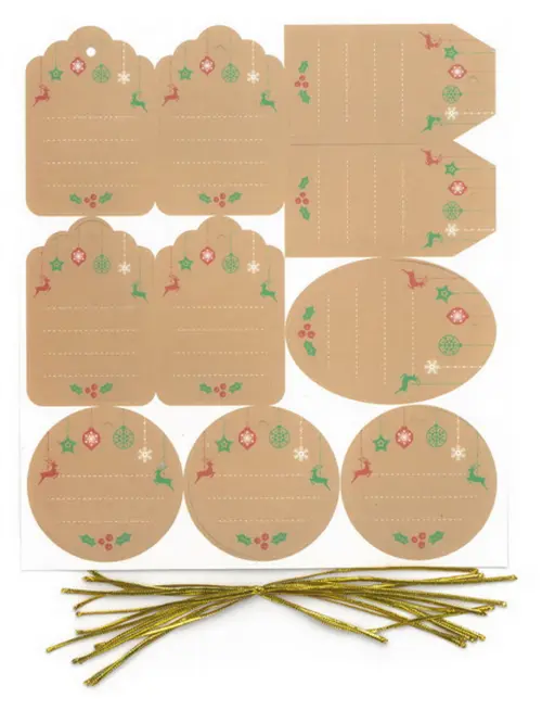 Jmenovky na dárky Christmas 04