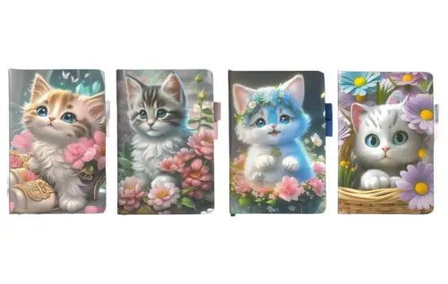 Zápisník C6 Cat mix